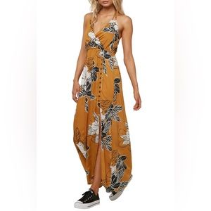 NEW O’Neill Rubia Floral Halter Maxi Dress